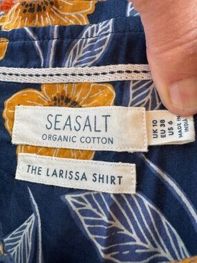 Beautiful thin lightweight organic cotton blouse